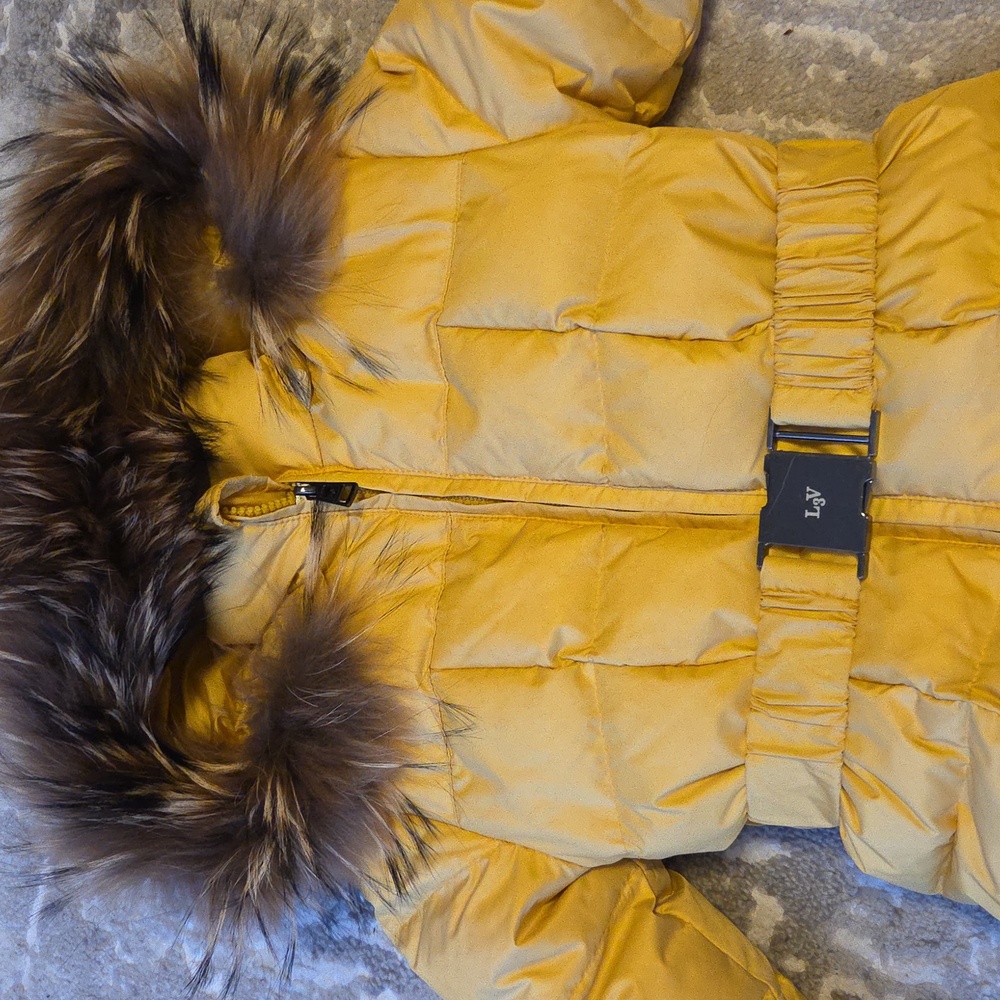 Yellow Kids Winter Snowsuit